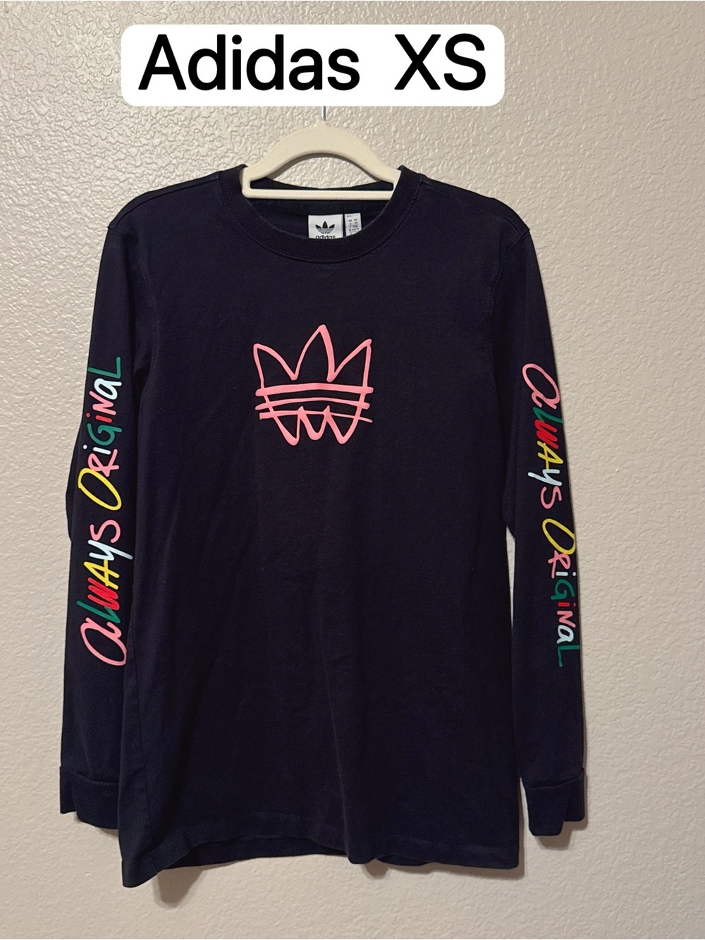 Adidas Long Sleeve Athletic T-Shirt Always Original